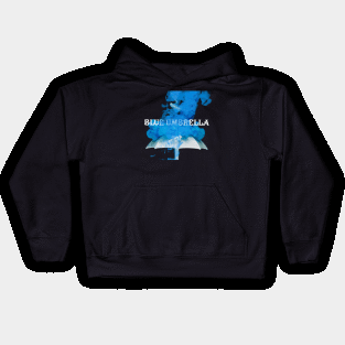 Blue umbrella Kids Hoodie